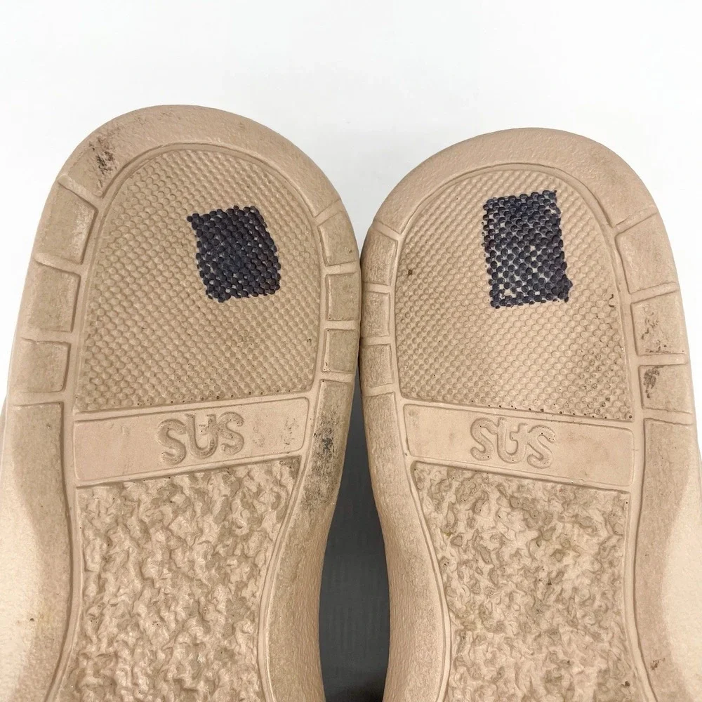 SAS Womens 10M Free Time‎ Sneakers Shoes Beige Leather Walking Comfort Casual